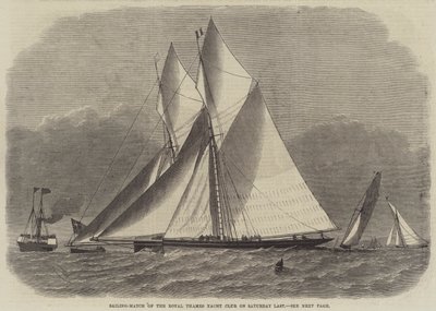 Regata del Royal Thames Yacht Club el sábado pasado de Edwin Weedon